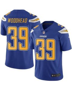 Chargers #39 Danny Woodhead Electric Blue Men's Stitched NFL Limited Rush Jersey