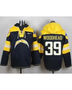 Chargers #39 Danny Woodhead Navy Blue Player Pullover NFL Hoodie