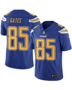 Chargers #85 Antonio Gates Electric Blue Men's Stitched NFL Limited Rush Jersey