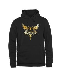 Charlotte Hornets Gold Collection Pullover Hoodie Black