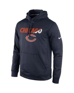 Chicago Bears Kick Off Staff Performance Pullover Hoodie Navy