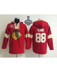 Chicago Blackhawks #88 Patrick Kane Red 2015 Stanley Cup Pullover NHL Hoodie