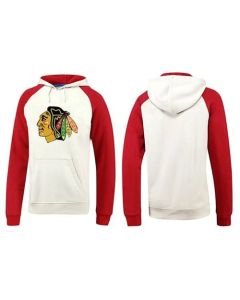 Chicago Blackhawks Pullover Hoodie White & Red