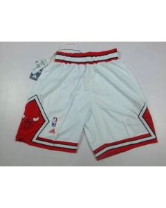 Chicago Bulls White NBA Shorts