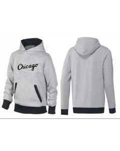 Chicago White Sox Pullover Hoodie Grey