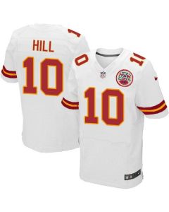 Chiefs #10 Tyreek Hill White Men's Stitched NFL Elite Jersey