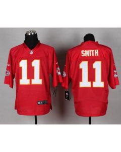 Chiefs #11 Alex Smith Red Men's Stitched NFL Elite QB Practice Jersey