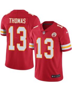 Chiefs #13 De'Anthony Thomas Red Men's Stitched NFL Limited Rush Jersey