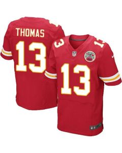 Chiefs #13 De'Anthony Thomas Red Team Color Men's Stitched NFL Elite Jersey