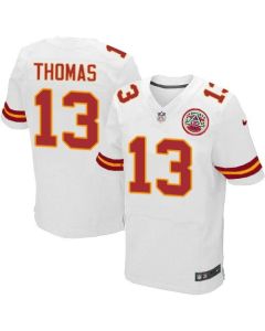 Chiefs #13 De'Anthony Thomas White Men's Stitched NFL Elite Jersey