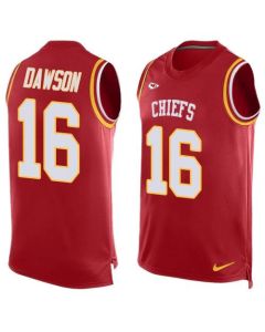 Chiefs #16 Len Dawson Red Team Color Men's Stitched NFL Limited Tank Top Jersey