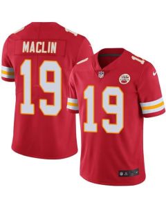 Chiefs #19 Jeremy Maclin Red Youth Stitched NFL Limited Rush Jersey