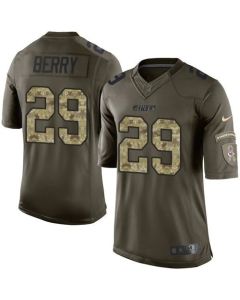 Chiefs #29 Eric Berry Green Youth Stitched NFL Limited Salute to Service Jersey
