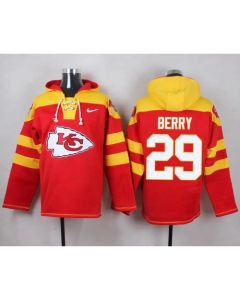 Chiefs #29 Eric Berry Red Player Pullover NFL Hoodie