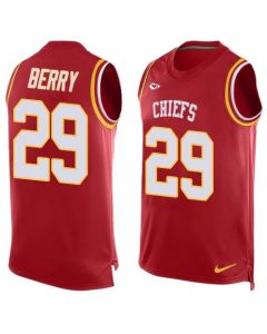 Chiefs #29 Eric Berry Red Team Color Men's Stitched NFL Limited Tank Top Jersey