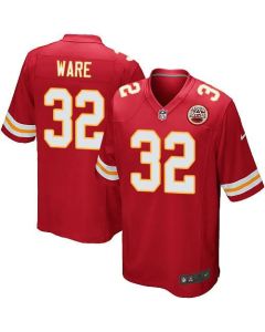 Chiefs #32 Spencer Ware Red Team Color Youth Stitched NFL Elite Jersey