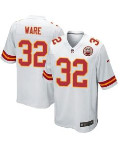 Chiefs #32 Spencer Ware White Youth Stitched NFL Elite Jersey