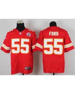 Chiefs #55 Dee Ford Red Team Color Men's Stitched NFL Elite Jersey