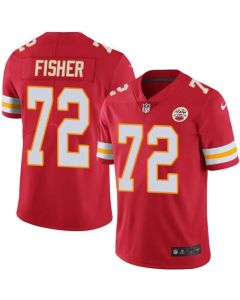 Chiefs #72 Eric Fisher Red Men's Stitched NFL Limited Rush Jersey