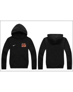 Cincinnati Bengals Authentic Logo Hoodie Black