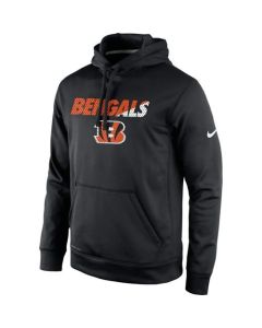 Cincinnati Bengals Kick Off Staff Performance Pullover Hoodie Black