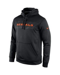 Cincinnati Bengals KO Speed Wordmark Performance Hoodie Black