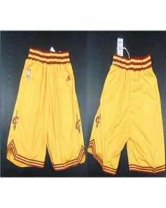 Cleveland Cavaliers Yellow NBA Shorts