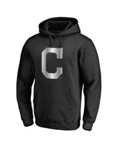 Cleveland indians Platinum Collection Pullover Hoodie Black
