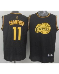 Clippers #11 Jamal Crawford Black Precious Metals Fashion Stitched NBA Jersey