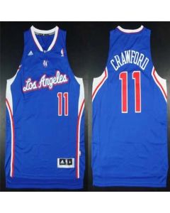 Clippers #11 Jamal Crawford Blue Alternate Stitched NBA Jersey