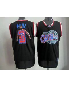 Clippers #3 Chris Paul Black Notorious Stitched NBA Jersey