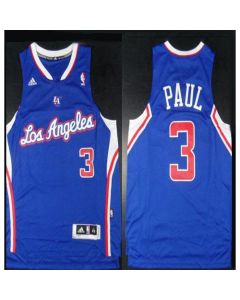 Clippers #3 Chris Paul Blue Revolution 30 Stitched NBA Jersey