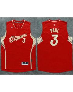 Clippers #3 Chris Paul Red 2015-2016 Christmas Day Stitched NBA Jersey