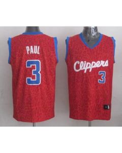 Clippers #3 Chris Paul Red Crazy Light Stitched NBA Jersey