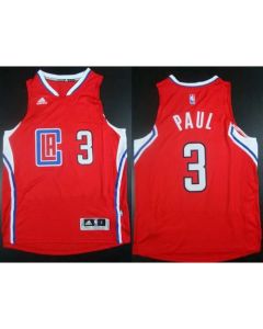 Clippers #3 Chris Paul Red Revolution 30 Stitched NBA Jersey