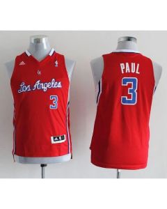 Clippers #3 Chris Paul Red Stitched Youth NBA Jersey