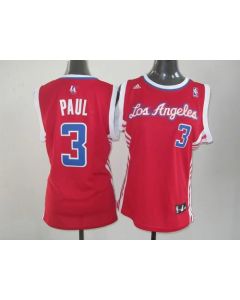 Clippers #3 Chris Paul Red Women's Road Stitched NBA Jersey