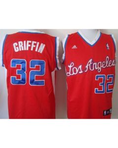Clippers #32 Blake Griffin 2011 New Style Red Revolution 30 Stitched NBA Jersey