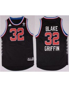 Clippers #32 Blake Griffin Black 2015 All Star Stitched NBA Jersey