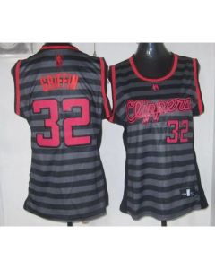 Clippers #32 Blake Griffin Black/Grey Women's Groove Stitched NBA Jersey