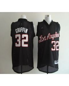 Clippers #32 Blake Griffin Black Revolution 30 Stitched NBA Jersey