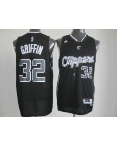 Clippers #32 Blake Griffin Black Shadow Stitched NBA Jersey