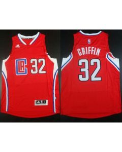 Clippers #32 Blake Griffin Stitched Red NBA Jersey
