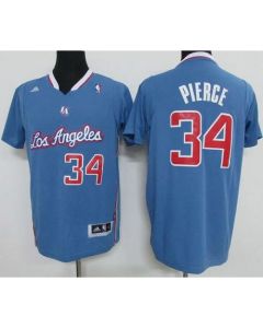 Clippers #34 Paul Pierce Light Blue Pride Swingman Stitched NBA Jersey