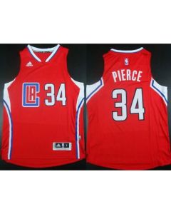 Clippers #34 Paul Pierce Red Stitched NBA Jersey