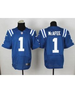 Colts #1 Pat McAfee Royal Blue Team Color Men's Stitched NFL Elite Jersey