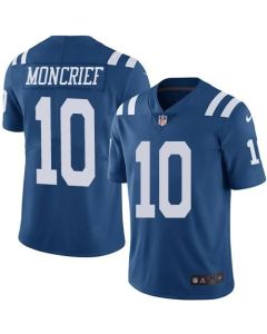 Colts #10 Donte Moncrief Royal Blue Men's Stitched NFL Limited Rush Jersey