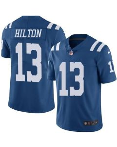 Colts #13 T.Y. Hilton Royal Blue Men's Stitched NFL Limited Rush Jersey
