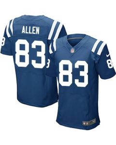Colts #83 Dwayne Allen Royal Blue Team Color Men's Stitched NFL Elite Jersey