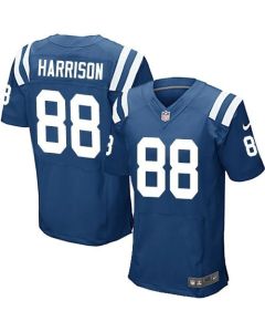 Colts #88 Marvin Harrison Royal Blue Team Color Men's Stitched NFL Elite Jersey